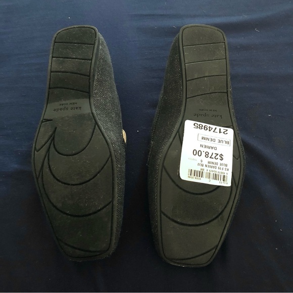 Kate Spade New York Darien Denim Loafer Blue Size 6 - Picture 9 of 9